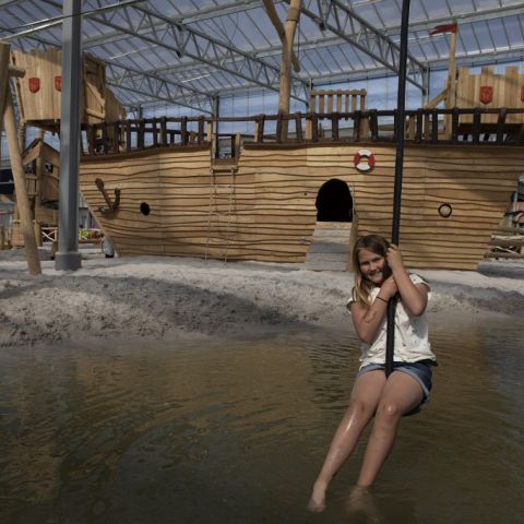 Overdekt strandbad